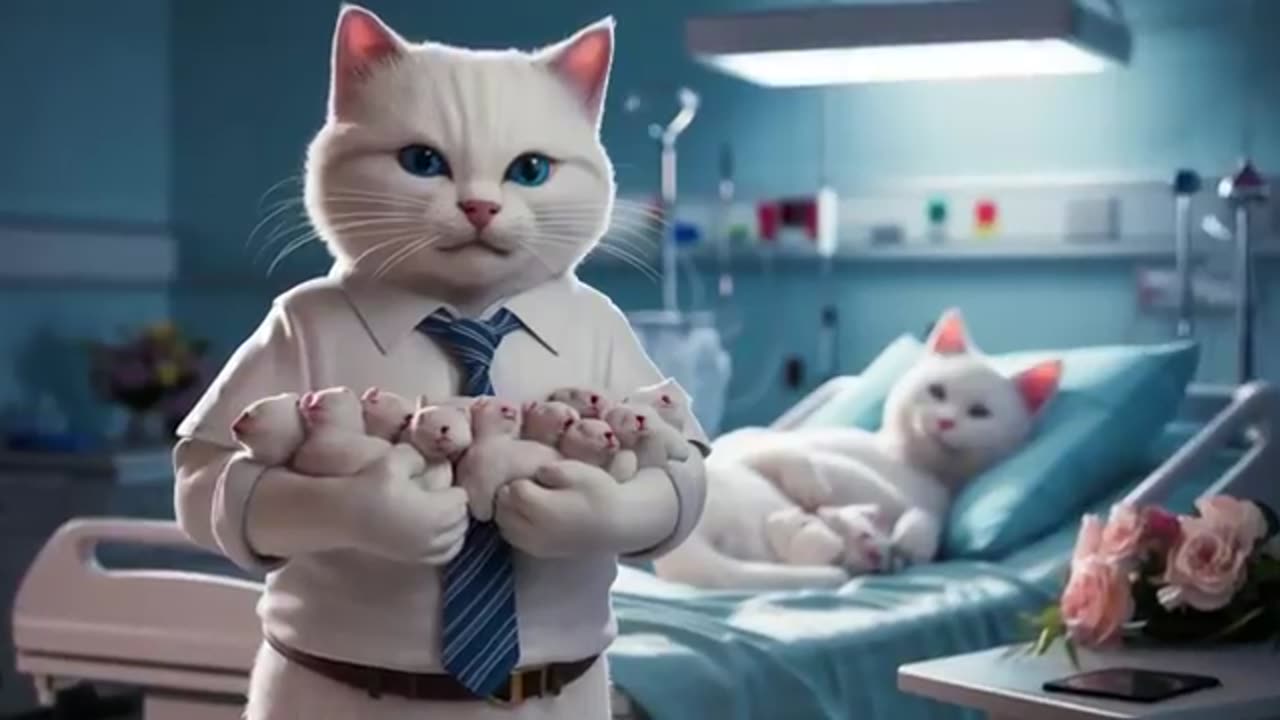 Kittens chased by Doll Ghost👻 and the Ending😺