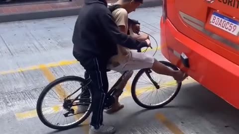 😂🚨 You Won't Believe This Crazy Bus Stunt! | FunFM