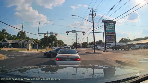 Dashcam Captures South Austin Car Accident