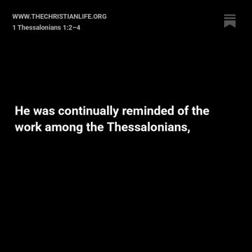1 Thessalonians 1:2–4