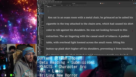 Beta Reading + REACTS + Commentary + Wheel of Time! Writing: Character Arc | Drawing: Lines | Blue Horror Stories #5 New !Subreddit