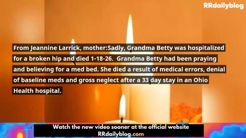 Restored Republic via a GCR: Update as of January 20, 2026