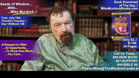 Re-Air: Seeds of Wisdom With Mike Murdock...!!!