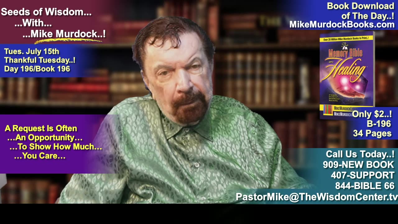 Re-Air: Seeds of Wisdom With Mike Murdock...!!!