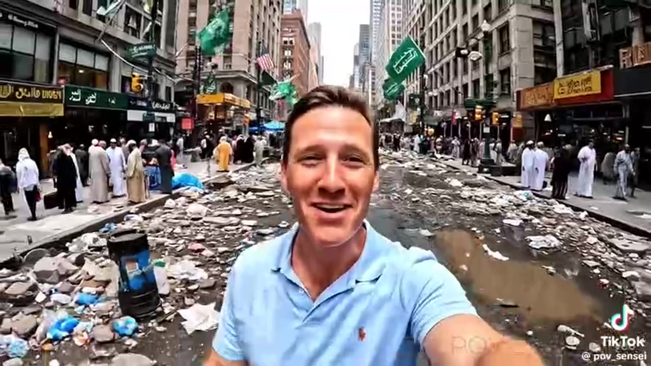 POV of NYC in 50 years time with the new Mayor. Just like how London will look!😁