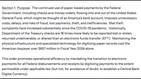 CASH IS DEAD! TRUMP SIGNS EXECUTIVE ORDER FORCING AMERICA INTO DIGITAL PAYMENTS ONLY CONTROL SYSTEM!