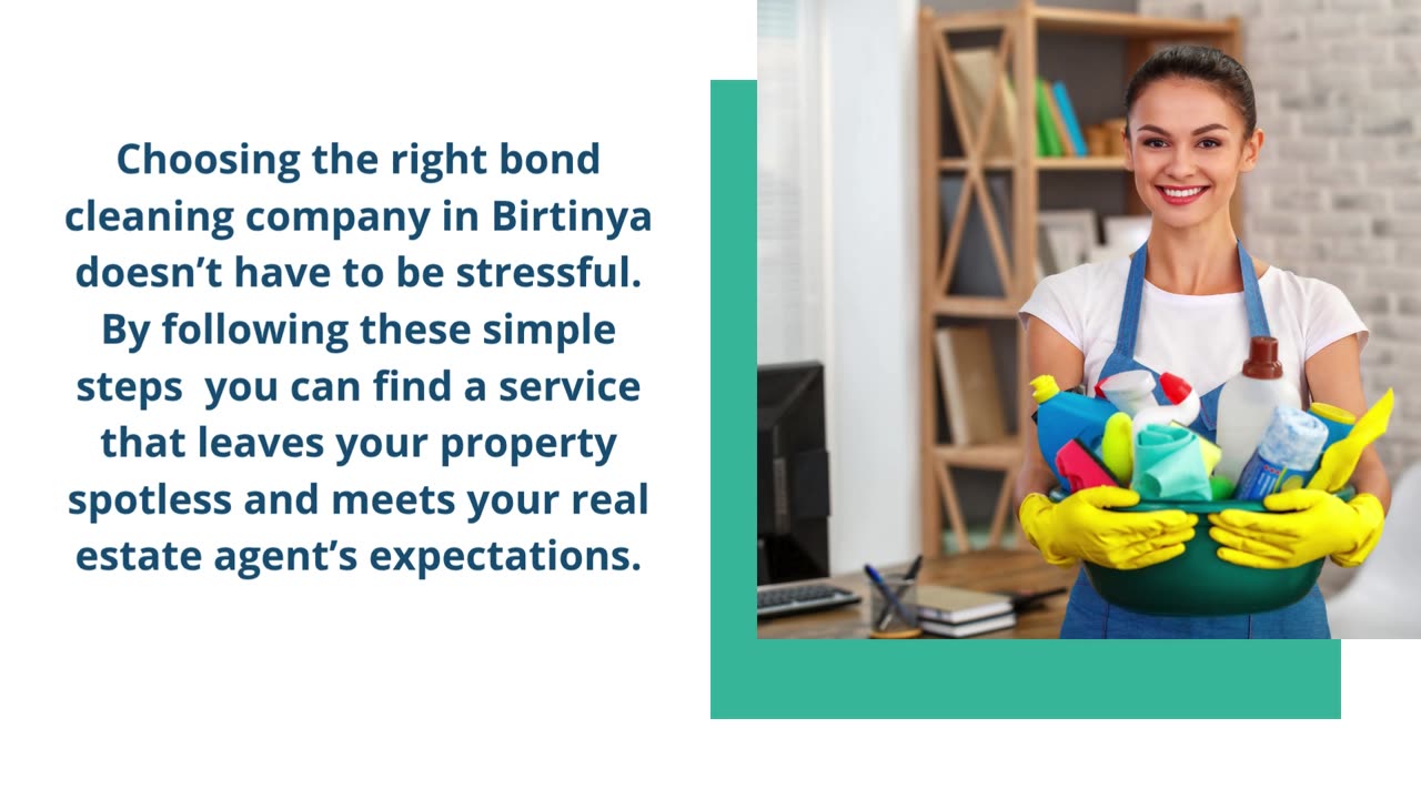 How to Choose the Right Bond Cleaning Company in Birtinya
