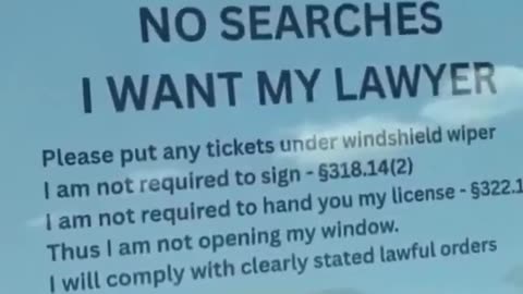 Drivers Are Using Silent Cards During Police Stops