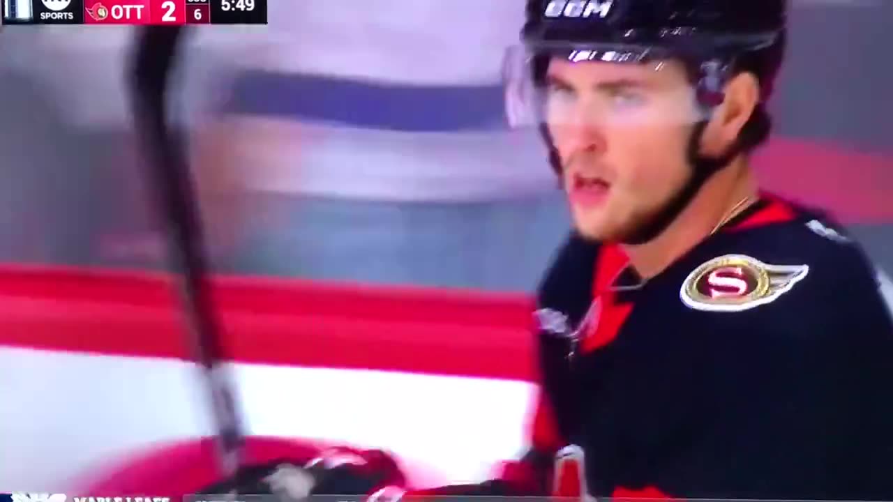 Senators C #12 Shane Pinto SH🥅(1)🏒Breakaway Goal