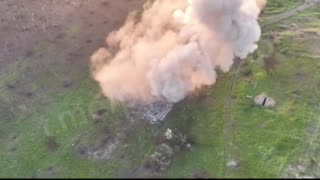 Russian Sappers Demolished a Ukrainian Strongpoint