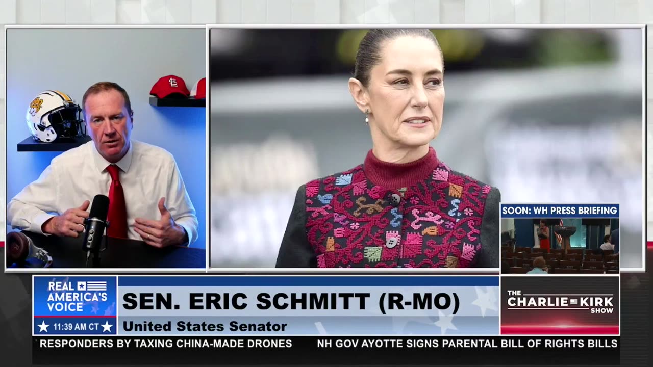 SEN. ERIC SCHMITT IN A FEUD WITH THE MEXICAN PRESIDENT?