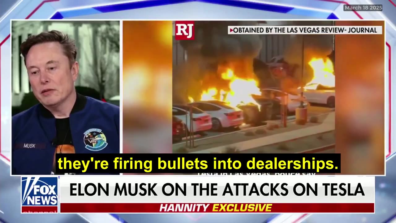 Elon Musk: The Left Claims Empathy—But They're Burning Down Cars