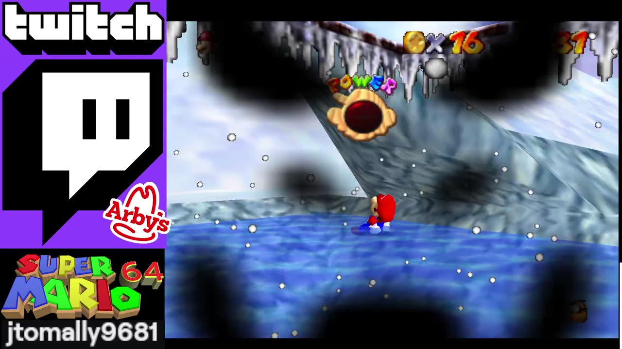 Stuck On Ice - Super Mario 64 #supermario64 #ice #stuck