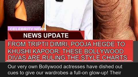 From Triptii Dimri Pooja Hegde to Khushi Kapoor