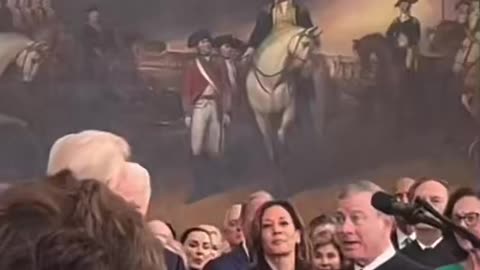 This video belongs in a museum. Look at Kamala Harris’s face & Biden’s Reaction