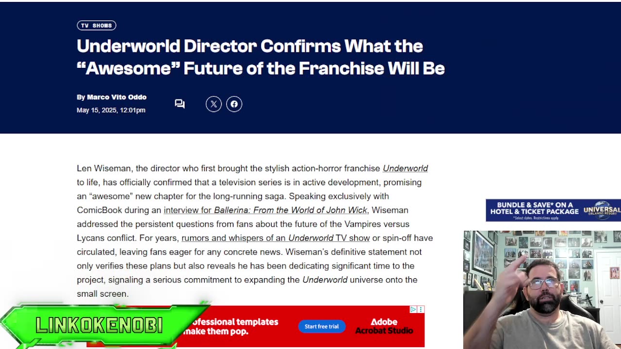 Len Wiseman Has Begun Developing Underworld TV Series