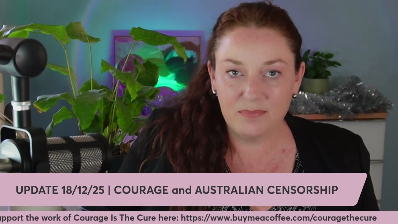 UPDATE 18/12/25 | COURAGE and AUSTRALIAN CENSORSHIP