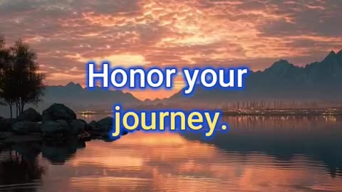 “Be Proud of How Far You’ve Come”