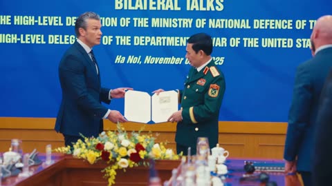 Secretary Hegseth concluded a successful trip to Vietnam, honoring 30 years of U.S.