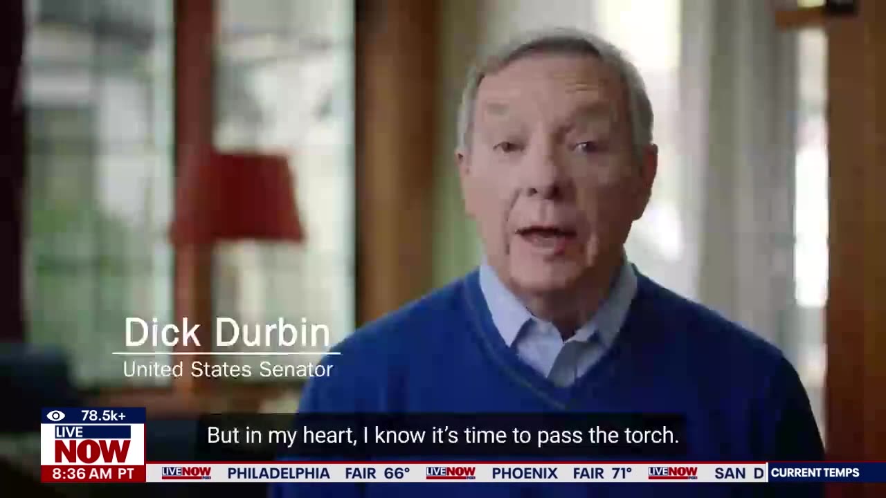 Senator Dick Durbin won’t seek reelection