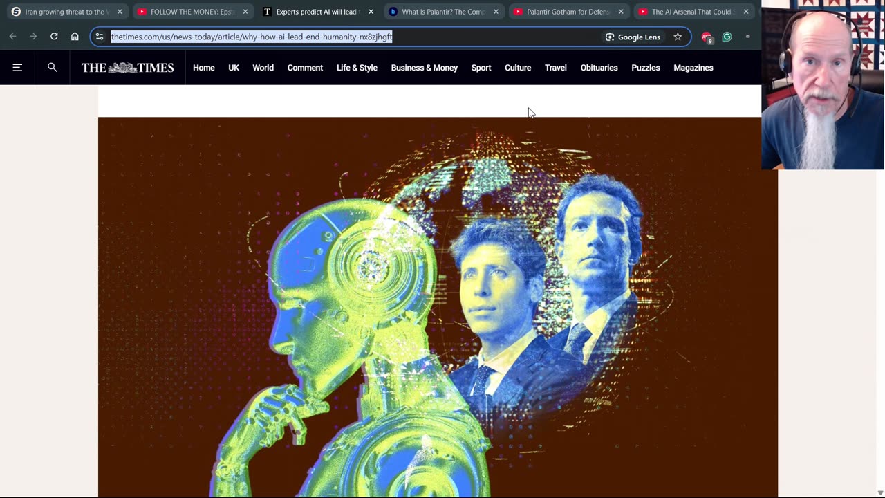 Epstein - Following the Money Trail + Iran vs USA still in play + Palentir + Anduril