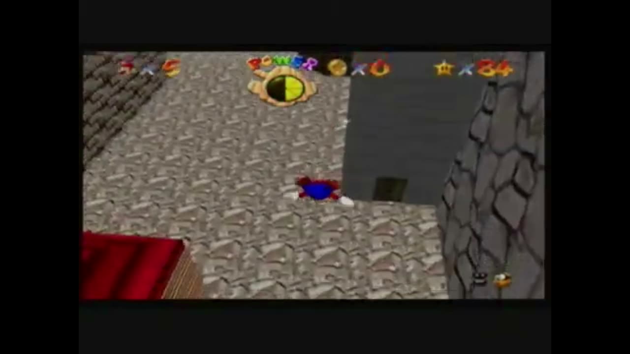 Super Mario 64 - Wet-Dry World - Quick Race Through Downtown