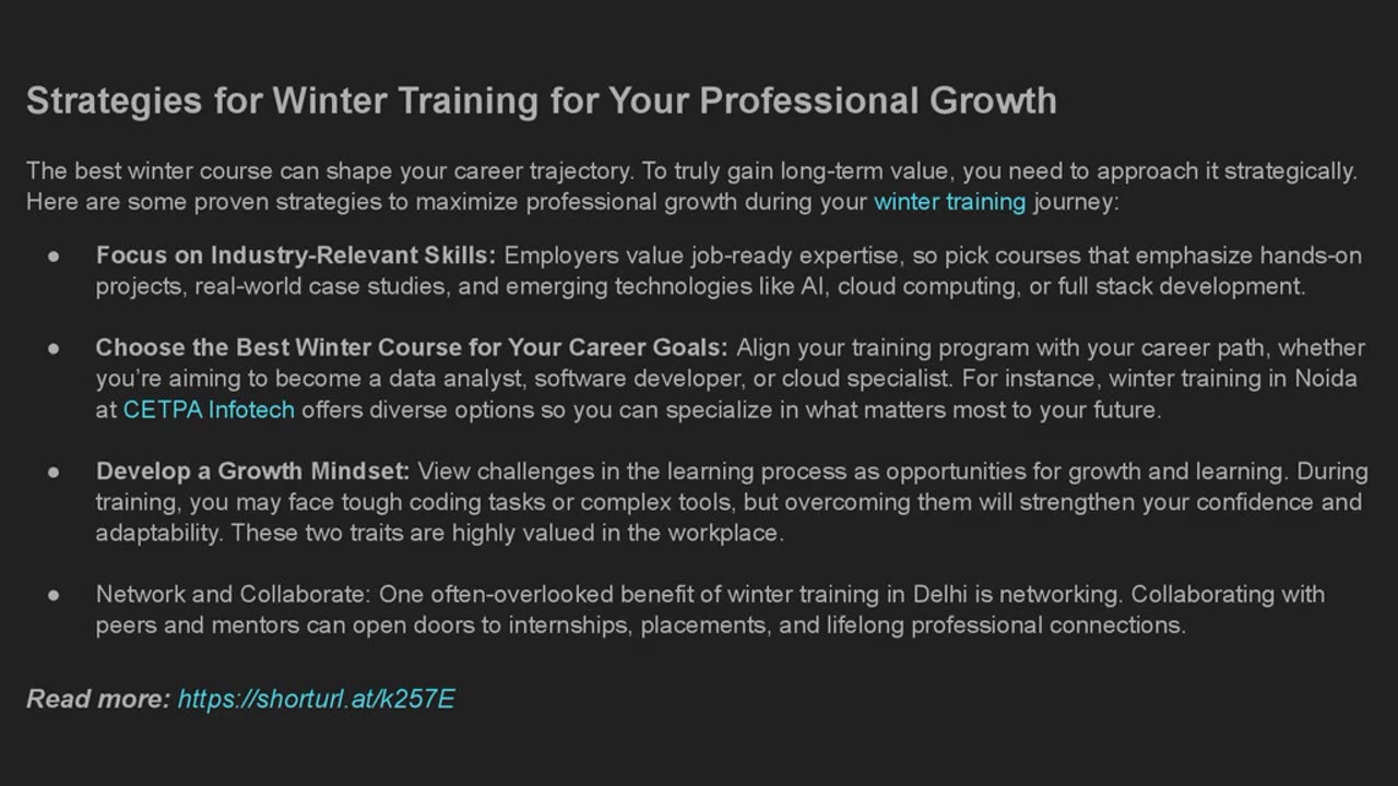 Unlock Your Potential with Winter Training Strategies