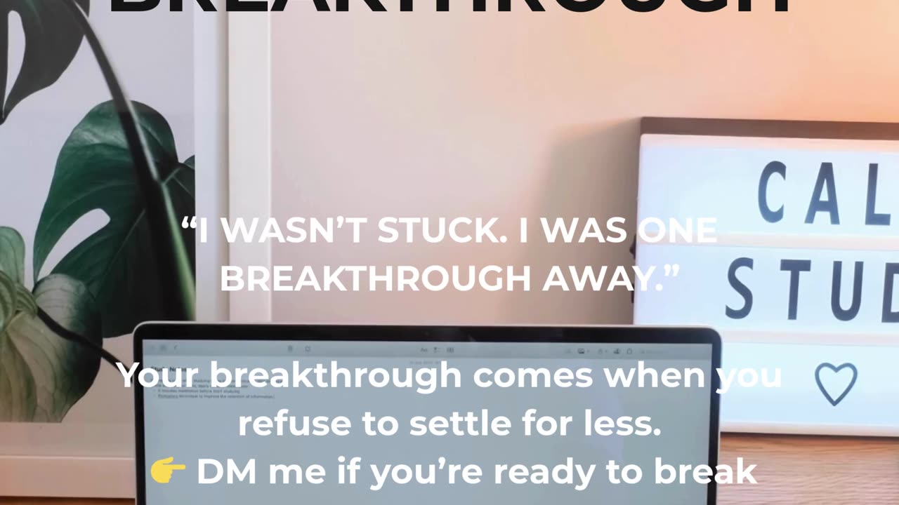 From Broke To Breakthrough