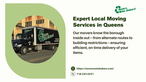 Trusted Moving Experts in Queens - Movers Not Shakers