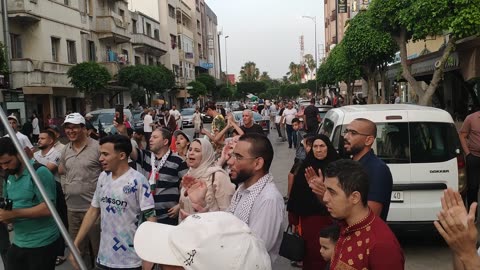 مسيرة شعبية بطنجة دعما لقافلة الصمود لكسر الحصار عن غزة 15 06 2025 يادولة يادولة