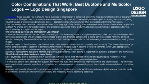 Color Combinations That Work: Best Duotone and Multicolor Logos