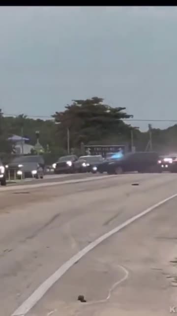 Man Is Caught Between a Police Chase and Arrest