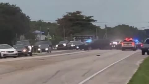 Man Is Caught Between a Police Chase and Arrest