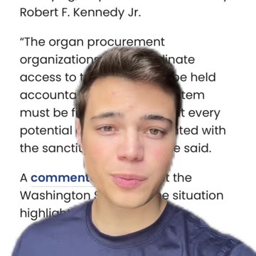 Organ Harvesting Nightmare Uncovered By HHS