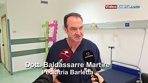 Al Reparto Pediatria di Barletta in dono un polisonnigrafo in ricordo di Ruggiero Digiovanni - Video