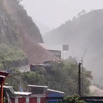 Landslides, falling debris, and hazardous road conditions