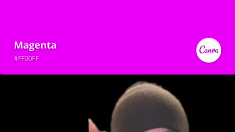The color Magenta is the absence of Green