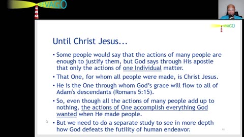 RE 394 Only God's Son, Christ Jesus, Deals Effectively with Uselessness
