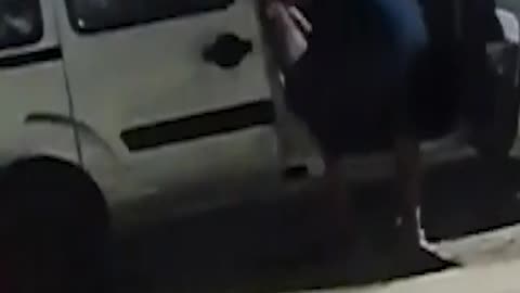 😱👊 Woman CHOKES Man Unconscious After Dragging Him Out of Car | FCN