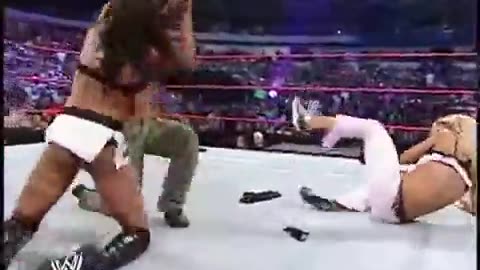 [FULL MATCH] 3 VS 2 HANDICAP DIVA BRA & PANTIES TAG TEAM MATCH 2003 HD