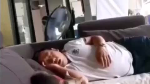 My cat when I'm snoring...😴