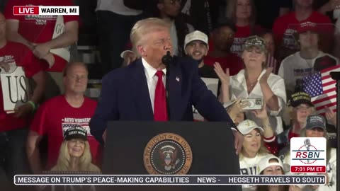 WATCH: President Trump Holds a Rally Celebrating his First 100 Days in Warren, MI - 4/29/25