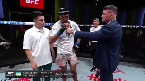 UFC Vegas 106: Nursulton Ruziboev Post-Fight Reactions and Interview