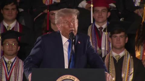 🚨🔥President Trump: “As you graduate, it’s natural to reflect on four years of happy..