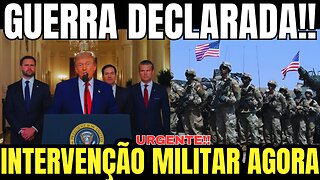 bomba!! TRUMP ACABA DE ASSINAR!! FORÇA MILITAR ACIONADA AS PRESSAS!! GRANDE NOTÍCIA AGORA!!