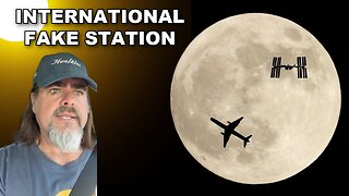 Aloha from Florida ISS vs Airplane transiting the moon!