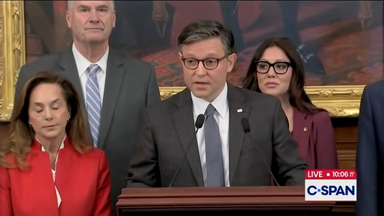 Speaker Johnson and House GOP Leadership Give Remarks on Day 35 of Government Shutdown