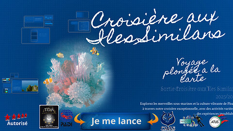 Sortie Croisière aux Iles Similans 2025/2026