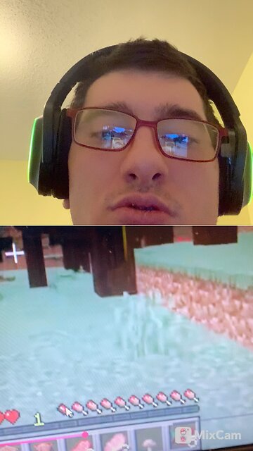 My reaction to ringloid playing Minecraft
