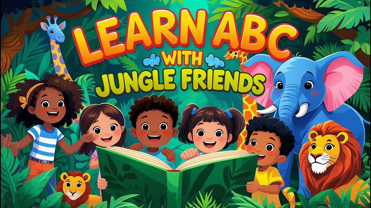 "Alphabet Zoo Adventure: Rhyming Animals A-Z for Toddlers!"